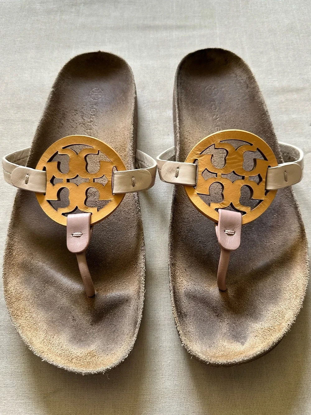 Tory Burch  Miller Logo Thong Sandals